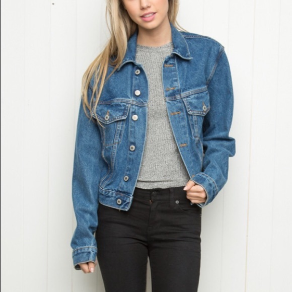 brandy melville oversized denim jacket
